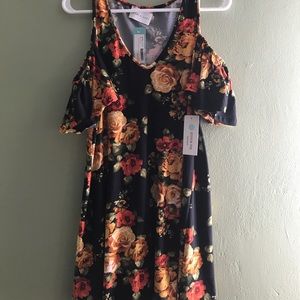 Floral off the shoulder dress